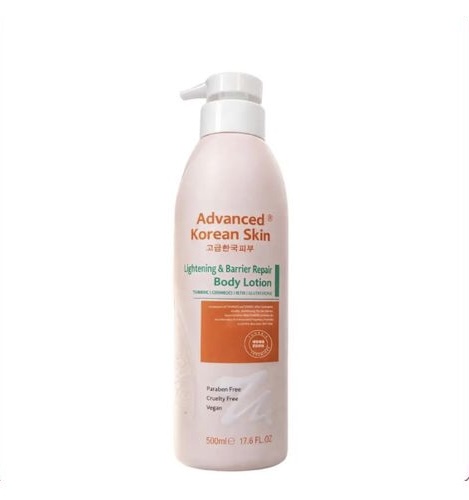 Advanced korean skin lightening & barrier repair body lotion 500ml