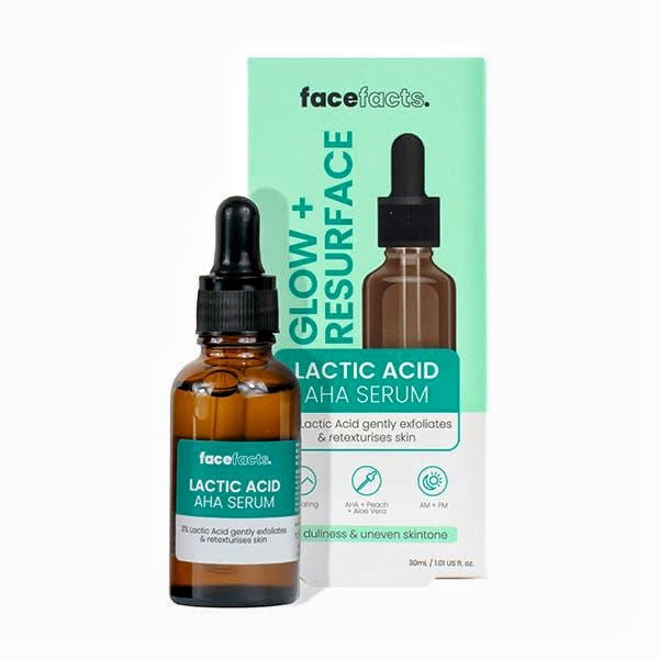 Facefacts Glow & Resurface Lactic Acid Serum - 30ml