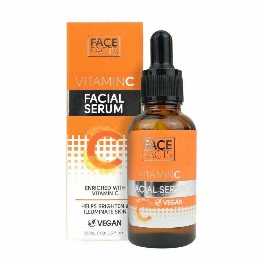 FaceFacts Vitamin C Brightening Facial Serum 30ml