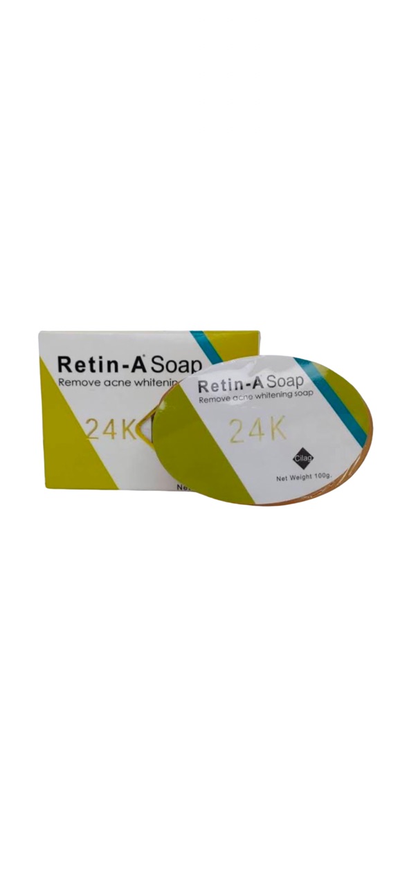 Retin A 24K Acne Removal Whitening Soap 100G