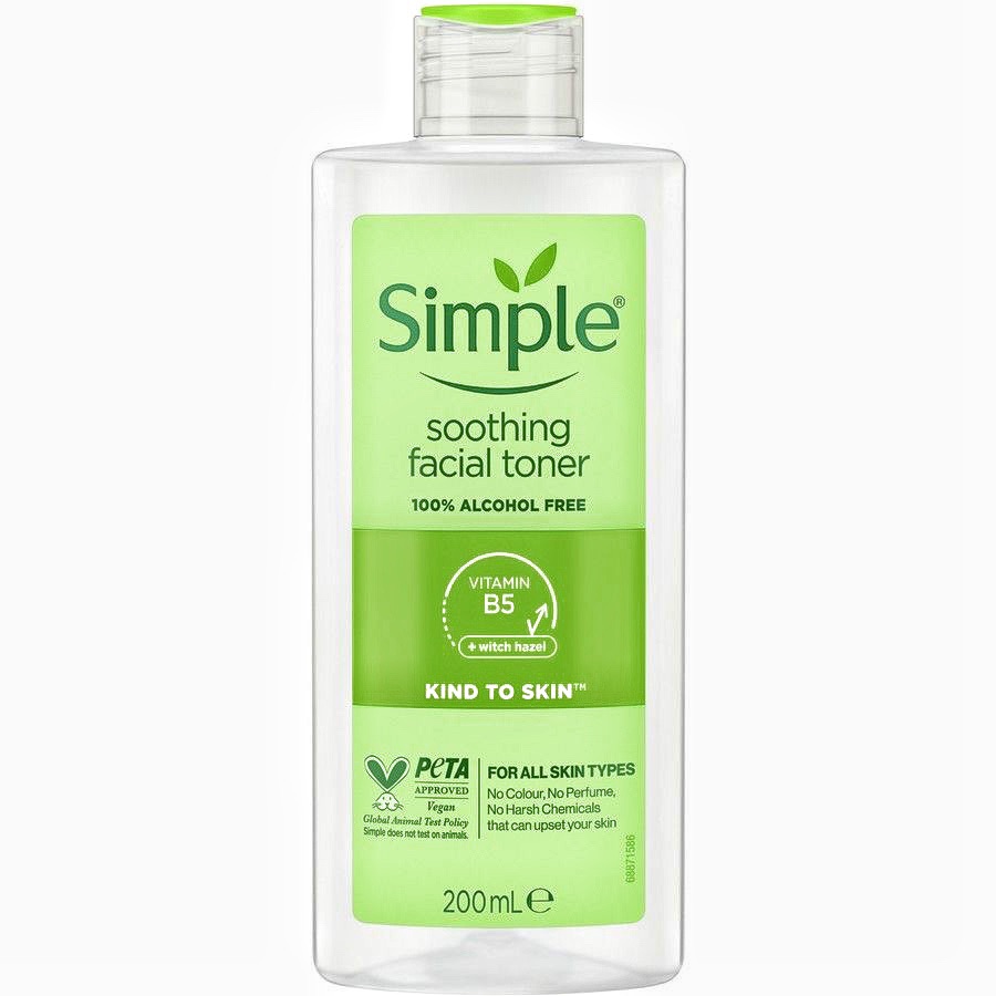Simple Kind To Skin Soothing Facial Toner 200ml