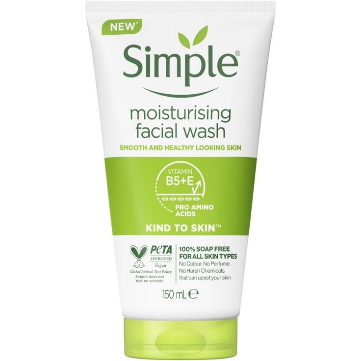 Simple Moisturizing Facial Wash 150ml