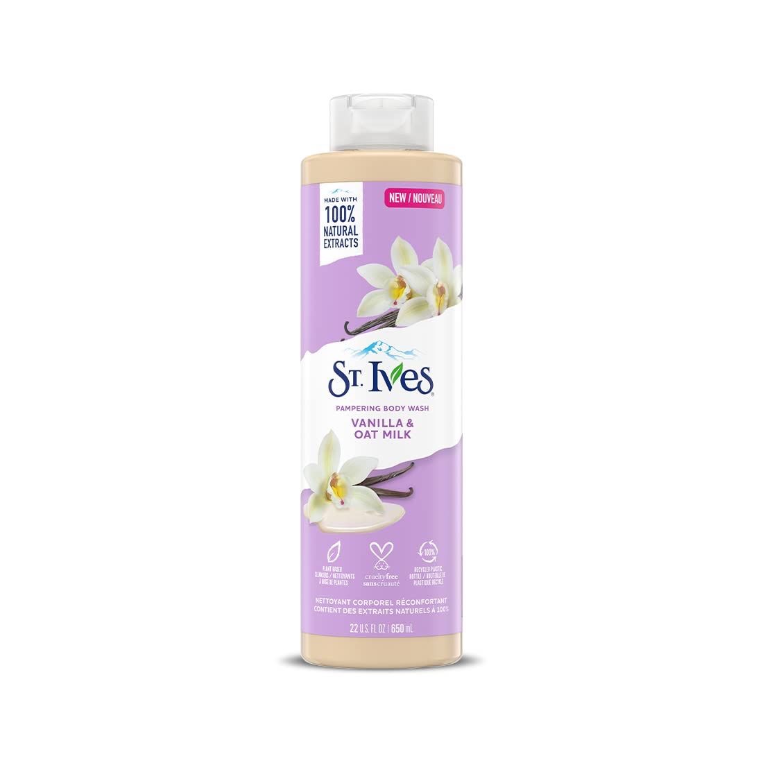 St Ives Vanilla And Oat Pampering Body Wash 650ml