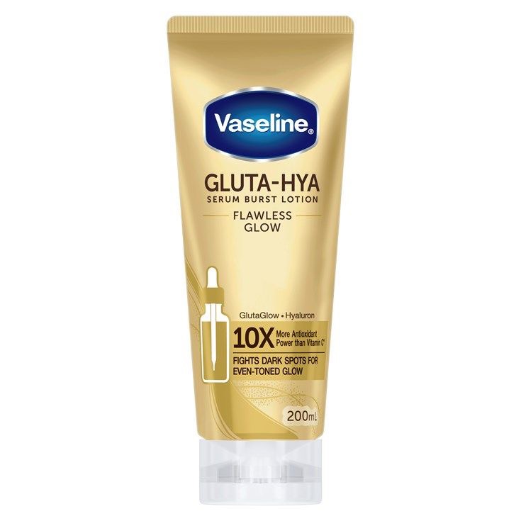 Vaseline GLUTA-HYA Serum Bright Lotion - Flawless Glow 330ml